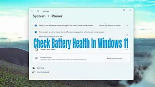 Image result for How to Check Battery Health in Startup Settings