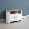 Image result for Small White TV Stand