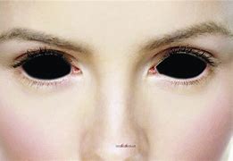 Image result for Black Halloween Contacts