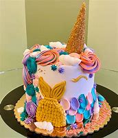 Image result for Unicorns and Mermaids Edible Image