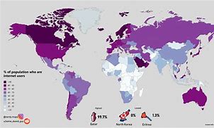 Image result for Map of Internet Users