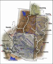 Image result for Colorado River Source Map