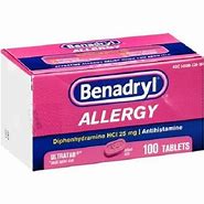 Image result for Benadryl Allergy Tablets
