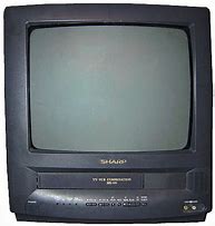 Image result for Sylvania 24 Retro Gaming Television CRT VCR VHS DVD Combo