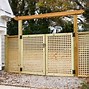 Image result for How to Build Lattice Privacy Fence