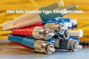 Image result for Common Fiber Optic Connectors