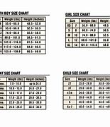 Image result for Youth Small Size Chart