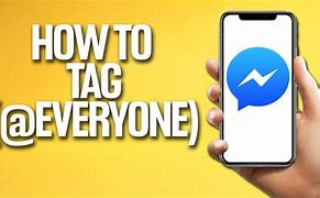 Image result for How to Mention Everyone in Messenger in PC