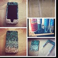Image result for How to Decorate Cell Phone Case with Glitter