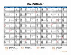 Image result for 1 Page Calendar