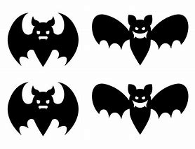 Image result for Printable Halloween Decoration Cutouts Small Bats