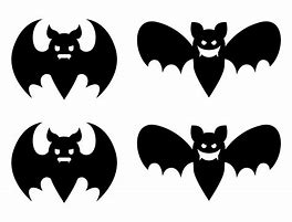 Image result for Halloween Bat Pattern Cut Outs