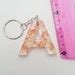 Image result for Silicon Bead Letter Keychain