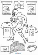 Image result for Michigan Football Helmet Coloring Pages