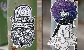 Image result for Street Art Stickers