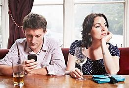Image result for People Talking On Cell Phone at Table
