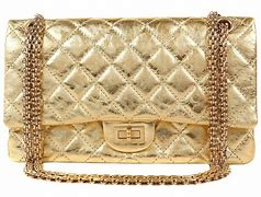 Image result for Gold Chanel Purse