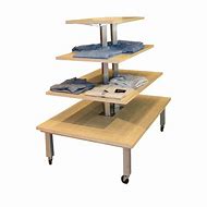 Image result for Display Table On Wheels