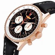 Image result for Rose Gold Black Dial Watch