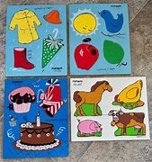 Image result for Playskool Wooden Puzzles