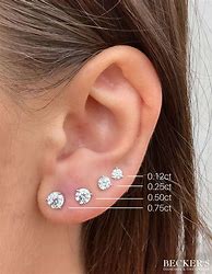 Image result for 1 cm Earrings