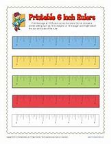 Image result for 6 Inch Ruler Print Out