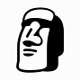 Image result for Stone Face Emoji Transparent Image