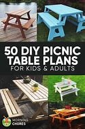 Image result for Free Picnic Table Patterns