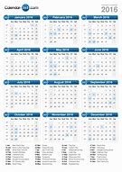 Image result for Calendar for 2016 Year