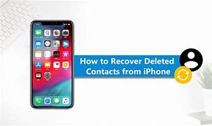 Image result for How to Recover Deleted Contacts On iPhone