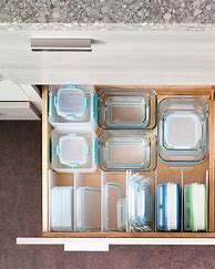 Image result for How to Organize Food Storage Containers
