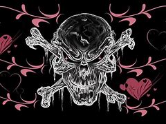 Image result for Valentine Gothic Skull Heart