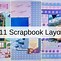 Image result for 8.5X11 Scrapbook Layout