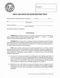 Image result for Deed Restriction Template