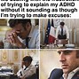 Image result for Funny ADHD Memes