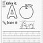Image result for Preschool ABC Worksheets