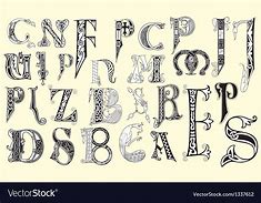 Image result for Medieval Capital Letters