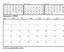 Image result for 1992 1993 Calendar