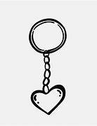 Image result for Key Chain Clip Art Black and White