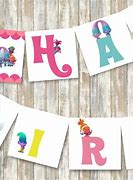Image result for Trolls Happy Birthday Sign