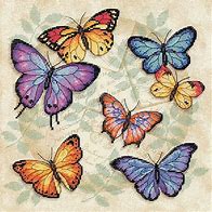 Image result for Butterfly Counted Cross Stitch