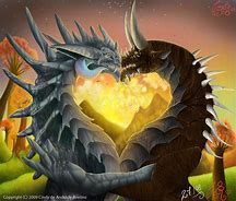 Image result for Dragon Couple Drawing