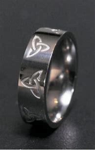 Image result for Stainless Steel Celtic Knot Ring