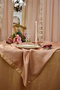 Image result for Rose Gold Tablecloth