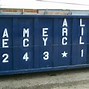 Image result for 1 Cubic Yard Metal Trash Bin