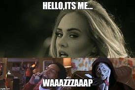 Image result for Funny Adele Hello Meme