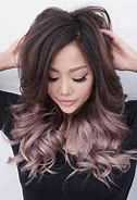 Image result for Rose Gold Ombre On Dark Hair