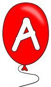 Image result for Balloon Alphabet Letters