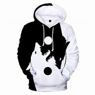 Image result for Yin Yang Wolf Hoodie