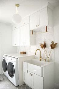 Image result for Laundry Room with Hanging Rod Minimalist Design